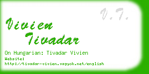 vivien tivadar business card